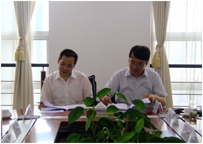 丁漢院長一行應邀訪問中國中車株洲電力機車研究所有限公司