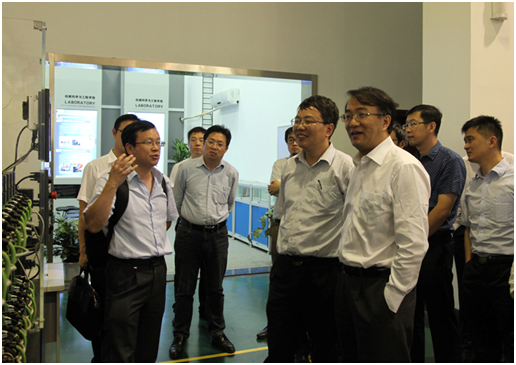 江蘇省產業技術研究院院長劉慶一行調研考察華中科技大學