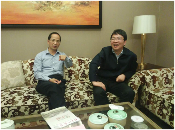 丁漢院士帶隊訪問揚州市